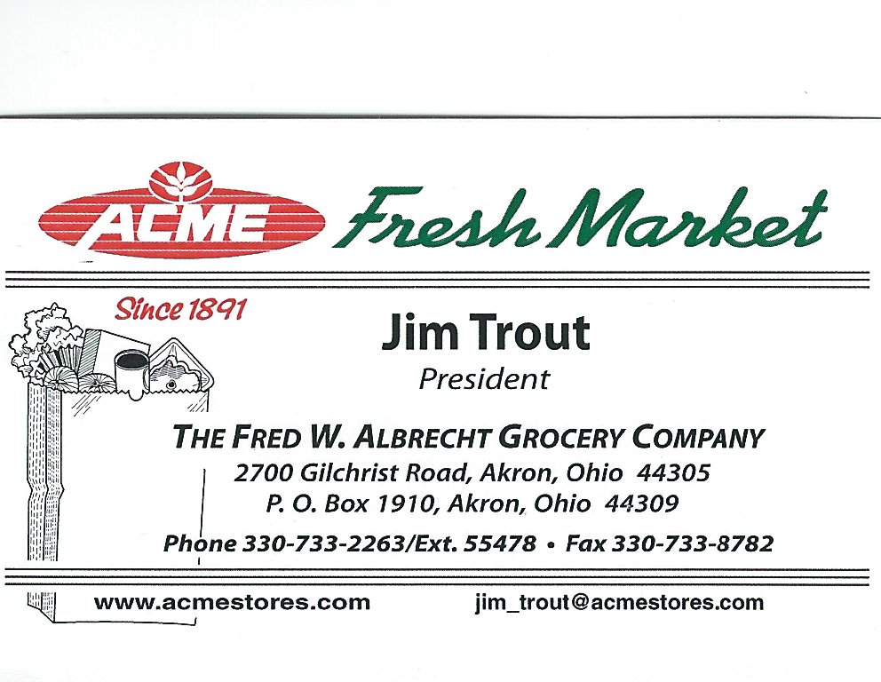 Jim Trout Acme Foods