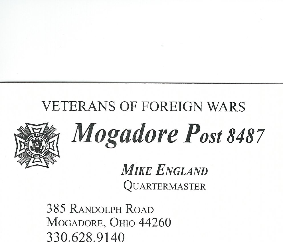Mike England Mogadore VFW