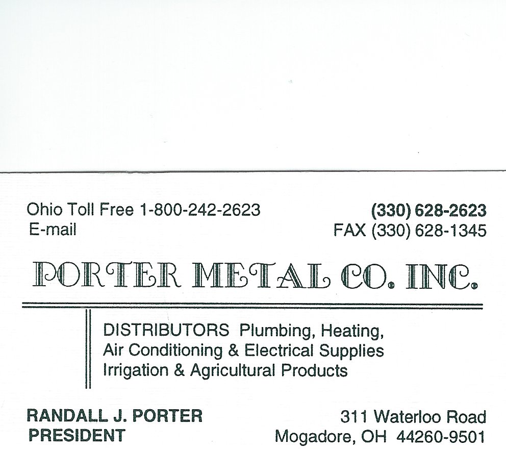 Randall Porter Porter Metals