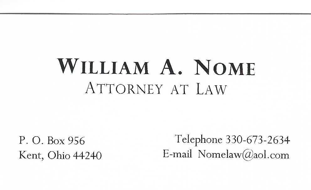 William A. Nome Attorney