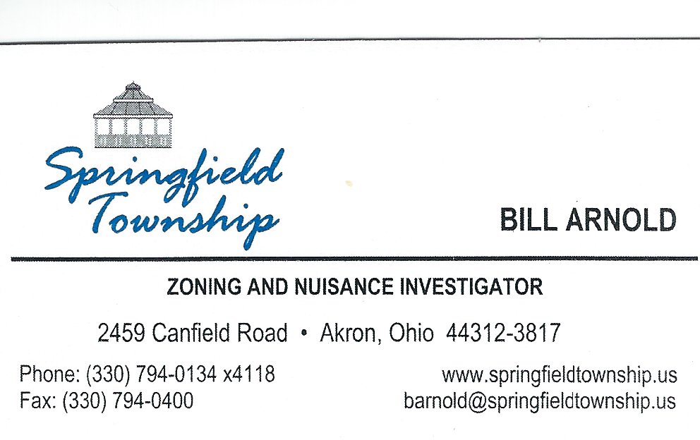 Bill Arnold Springfield Twp