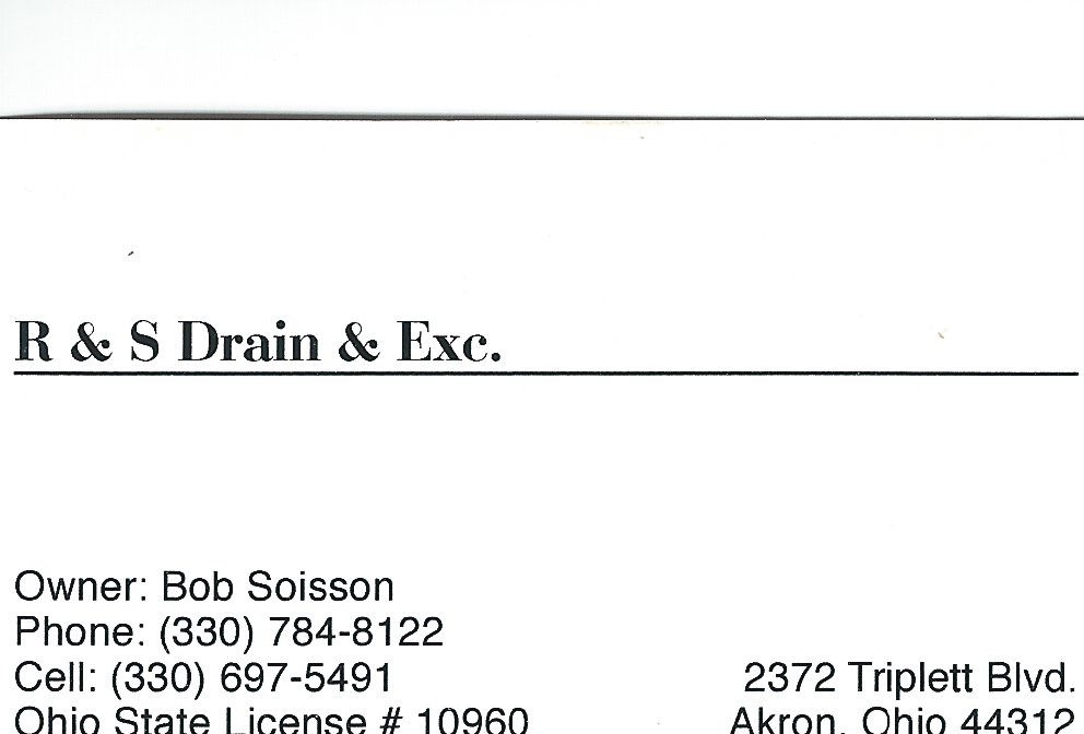Bob Soisson RS Drain Excavating