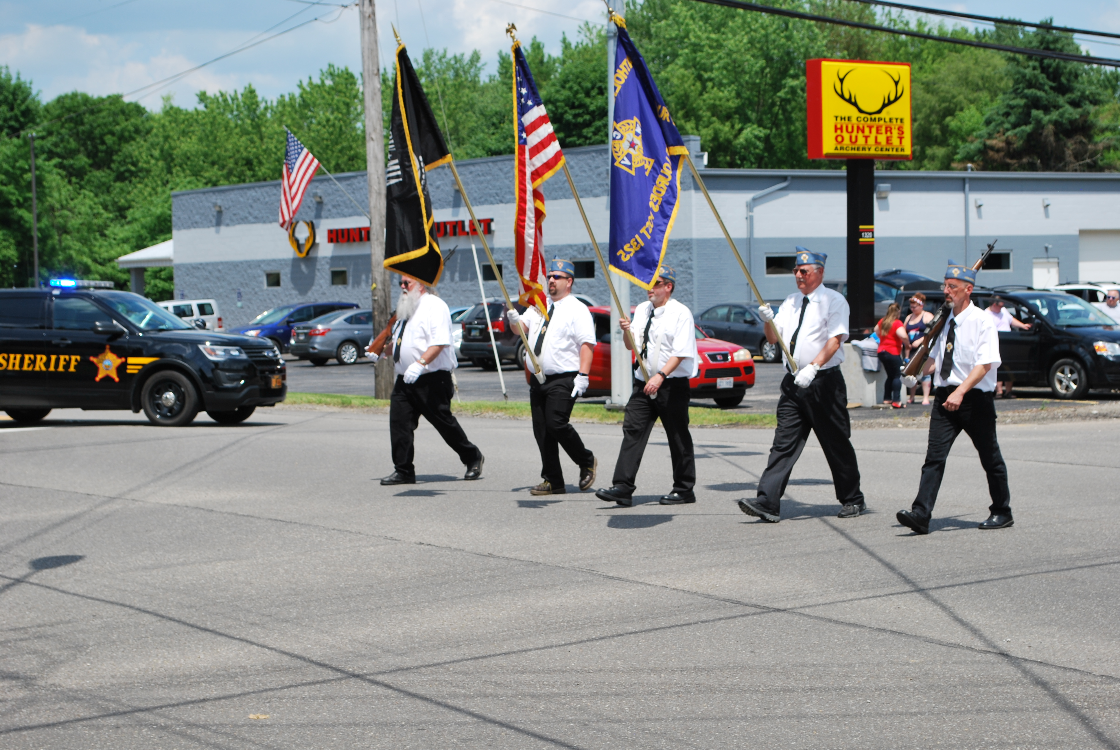 Catholic War Veterans lead the 2018 Suffield League Memorial Day Parade