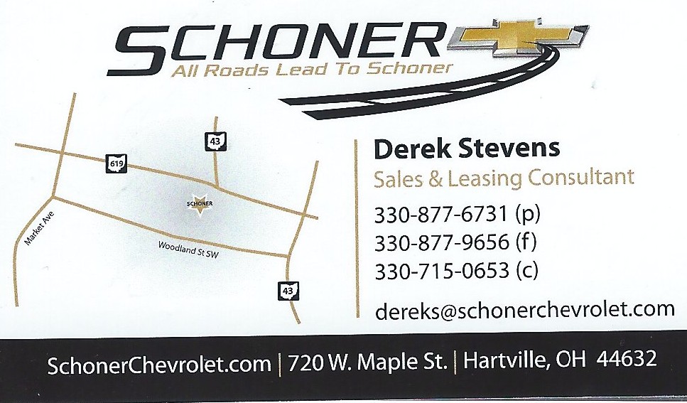 Derek Stevens Schoner Chevrolet