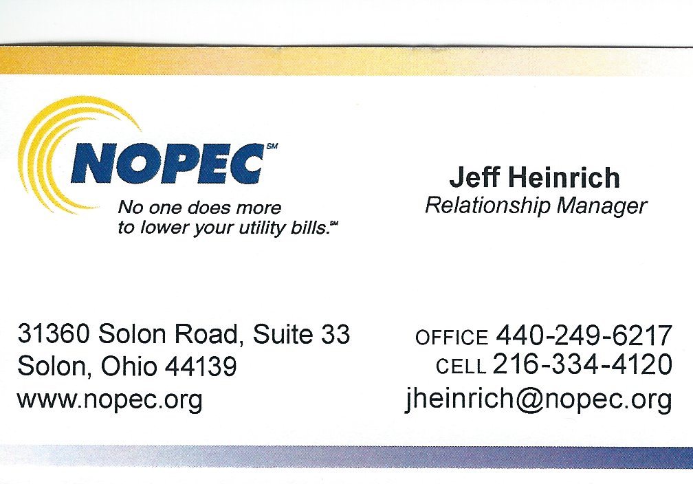 Jeff Heinrich NOPEC