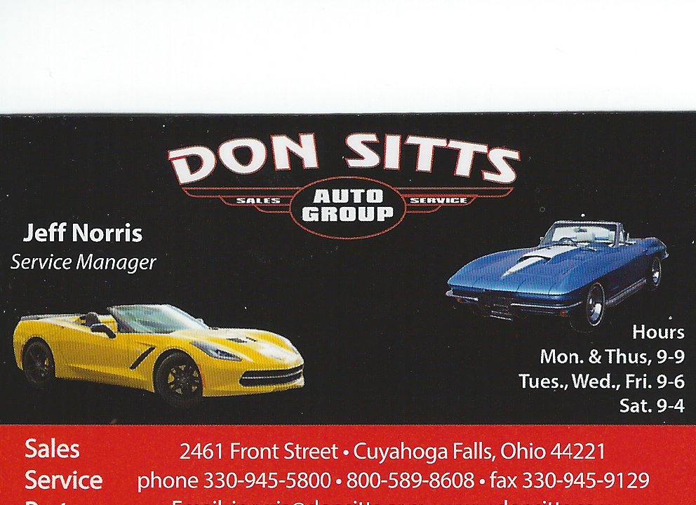 Jeff Norris Don Sitts Auto
