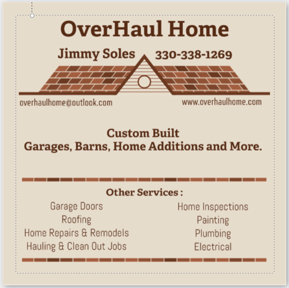Jimmy Soles business card